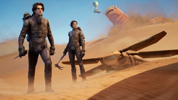 Paul Atreides y Chani llegan a Fortnite directo desde Planeta Dune